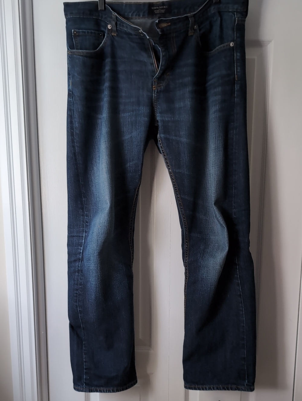 Banana Republic Vintage Straight Men's Dark Blue Jeans 35x32